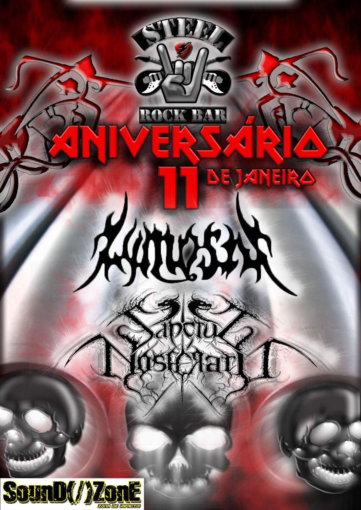 Steel Rock Bar - Aniversário